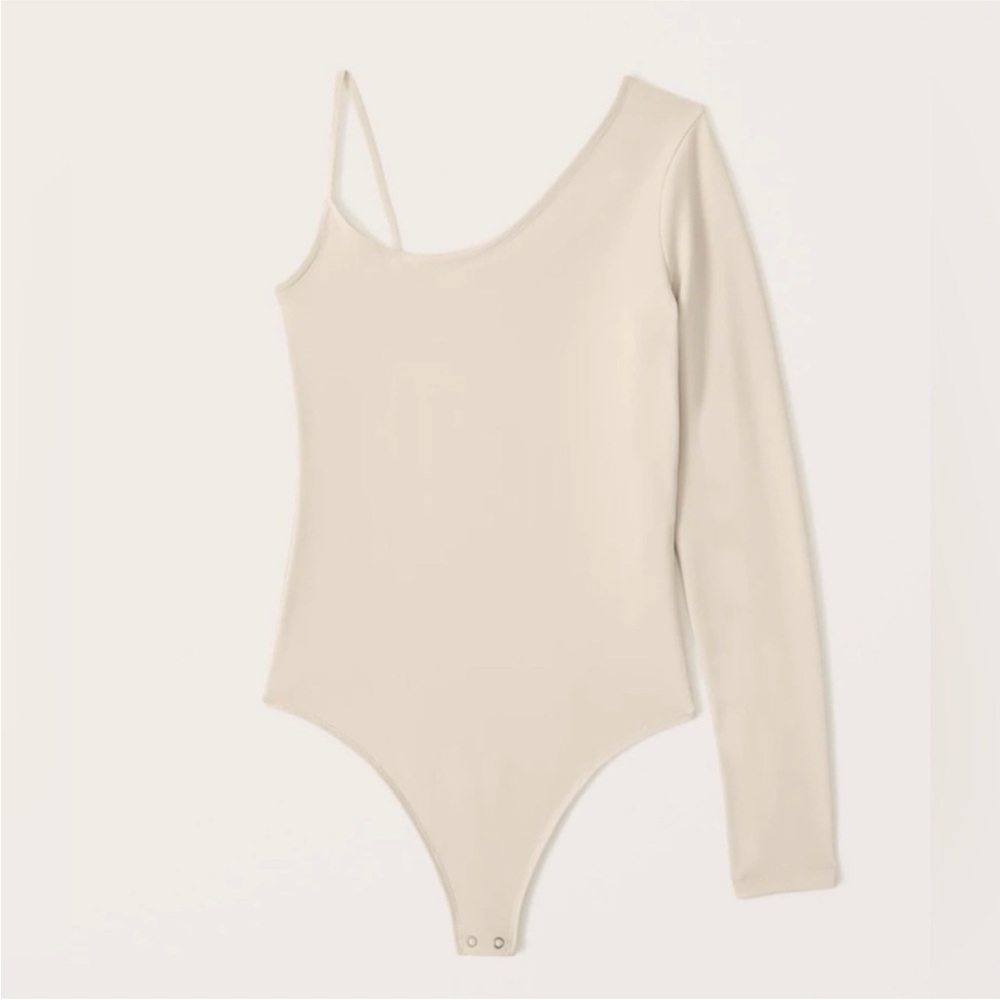 Abercrombie & Fitch Soft AF Collection Asymmetric Bodysuit Shirt